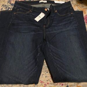 Loft size 10 dark denim modern skinny jean
